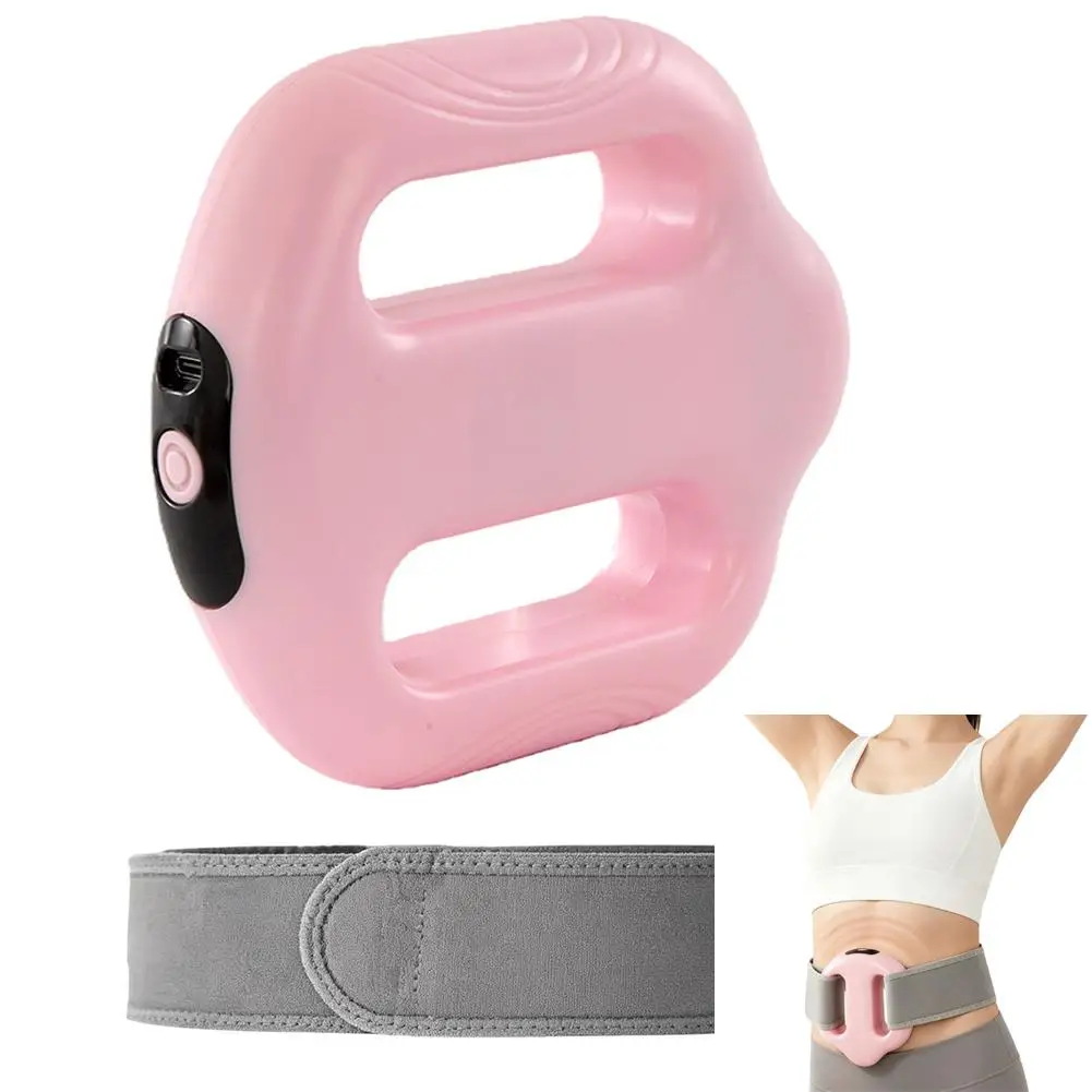 Fascia Massage Ring 4 Modes Portable Vibration Yoga Ring Abdominal Fat Loss Device Type-C Rechargeable Full Body Massager