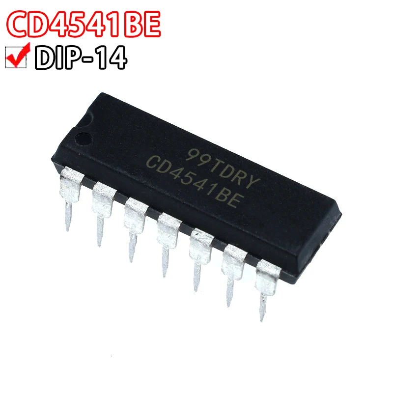 10PCS CD4541 CD4541BE DIP14 Direct plug Programmable Oscillation / timer