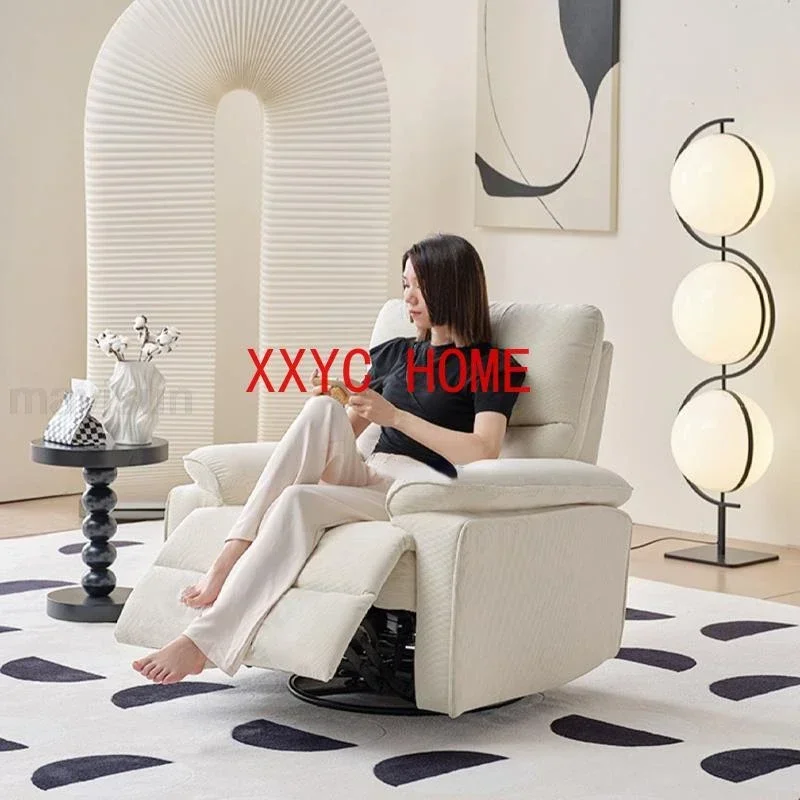Modern Multifunctional Reclining Armchair High Rebound Sponge Living Room Single Rotating Sofa Electric Rocking Lounge Chairs