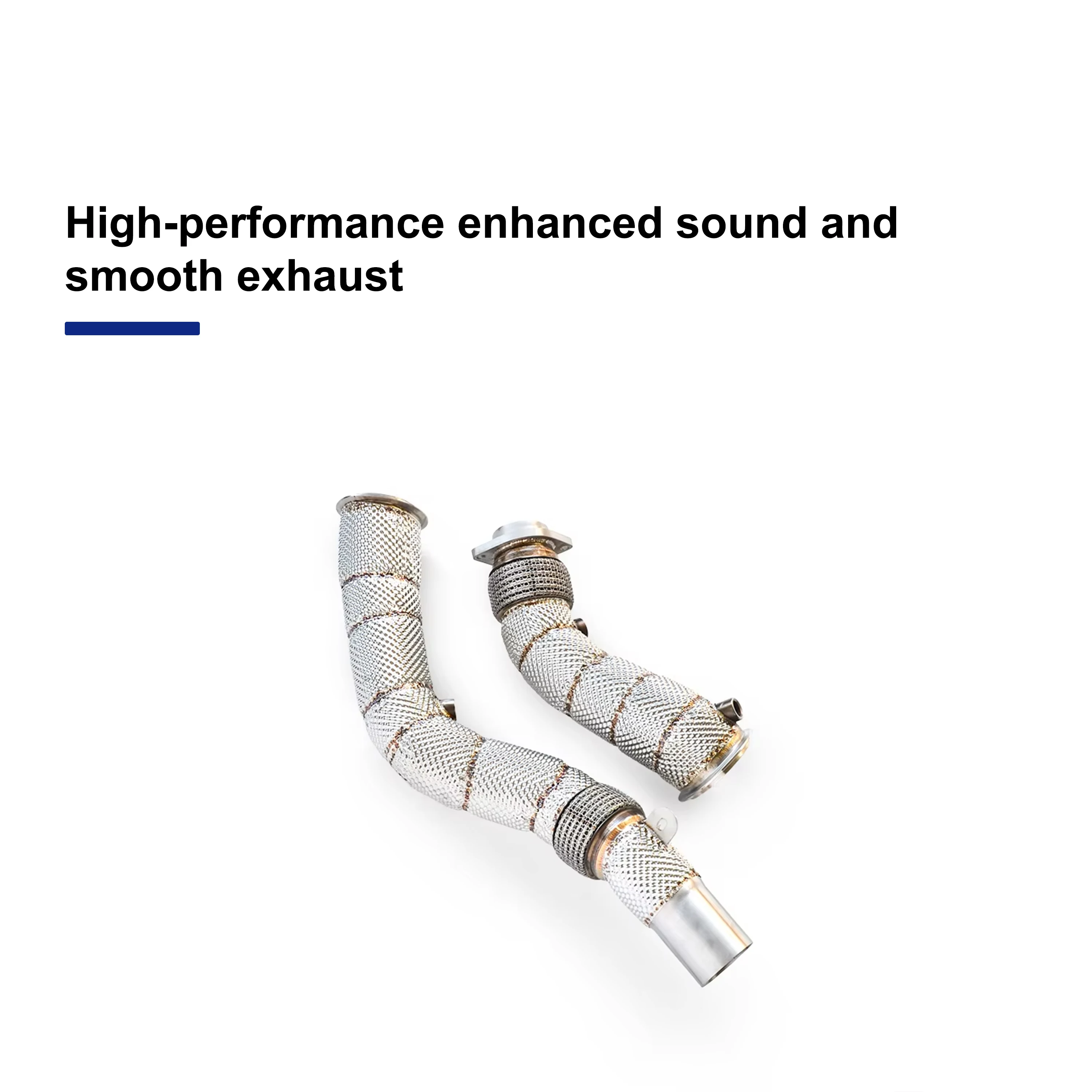 ACE Hochleistungs-Edelstahl-Downpipe für S55 F80 F82 M3 M4 F87 M2C 3.0T Hochwertige Auspuffkrümmerrohre – Detail 8