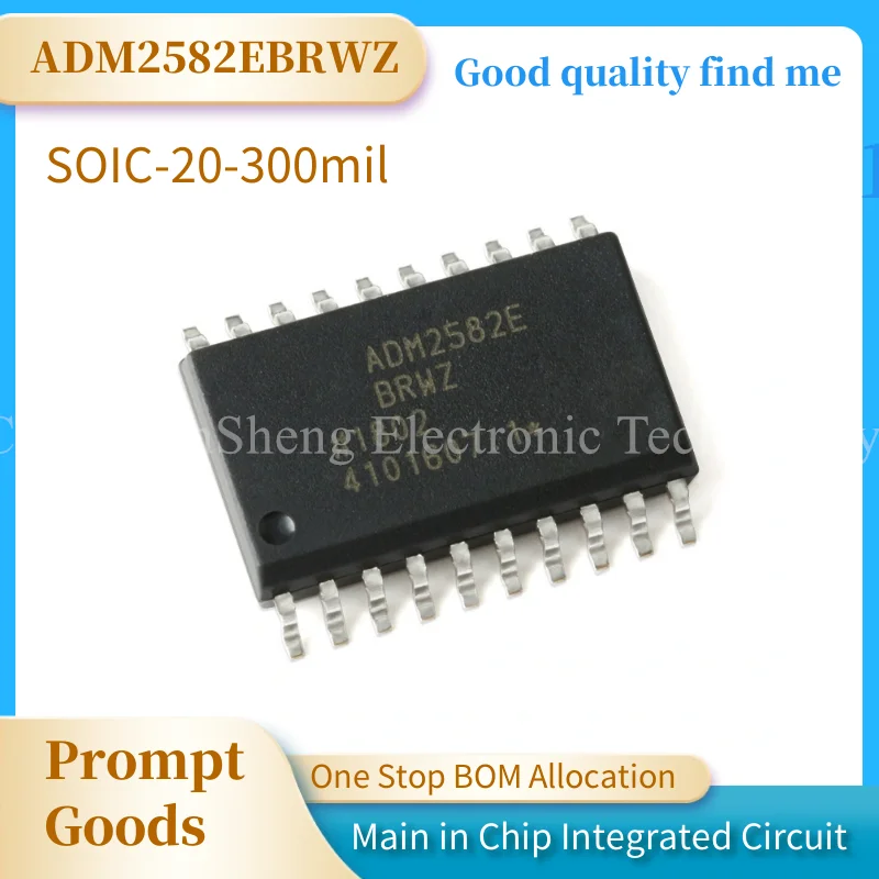 5PCS/LOT ADM2582EBRWZ ADM2582EBRW ADM2582 DGT ISO 2.5KV RS422/RS485 20SOIC New and Original