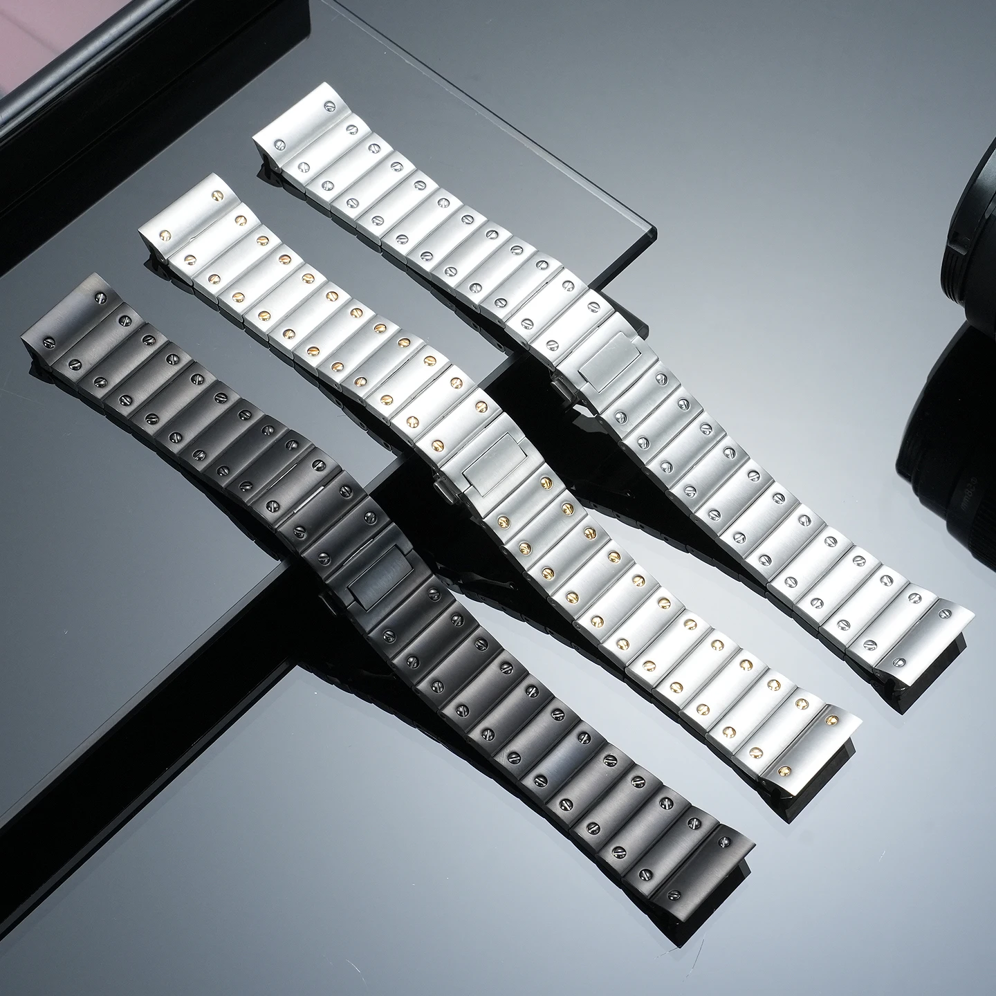 For Rossini 1433: Dedicated Solid Stainless Steel Watch Band, 21mm Lug Width—Replacement Metal Bracelet Conversion Kit