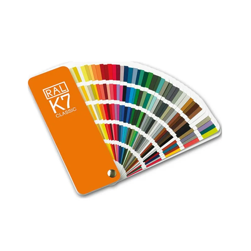 new original German RAL color card international standard Ral K7 paint color card 215 ribbon gift box  213 colors