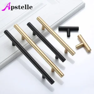 APSTELLE BLACK GOLDEN CABINET HEARING HEARING STAINLESS SOLVED KITCHEN CABINET 6 Main sales drawer puller - №4