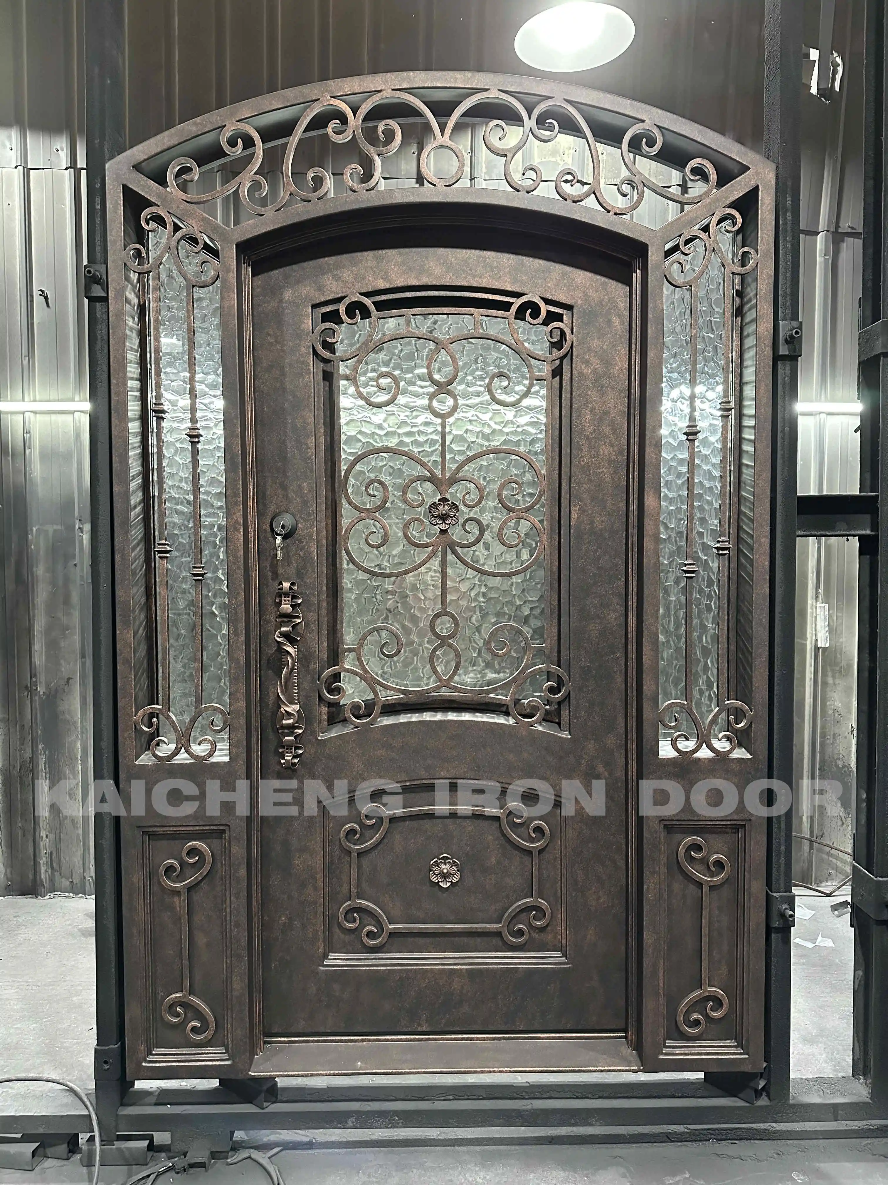 Modern Iron Door Designs French Exterior Double Glass Wrought Iron Doors For Home Ues