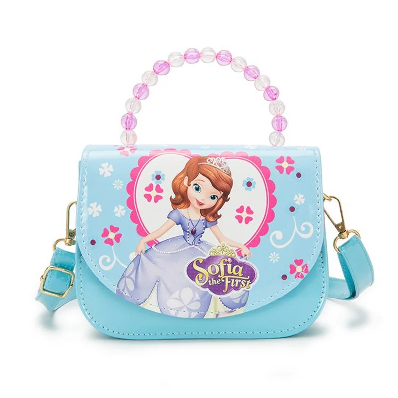 Disney Frozen Elsa Anna Girls Messenger Bag Fashion Frozen Princess Childrens PU Shoulder Bag Handbag Crossbody Bags Kids Gifts