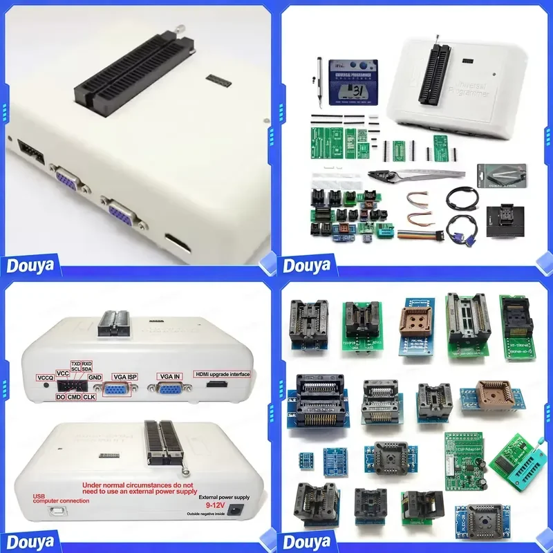 RT809H Magic Earth Universal Programmer EMMC-Nand FLASH USB Programmer with 50 Adapters OEM Support