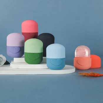 Love อัพเกรด Face and Eye Ice Roller - เครื่องนวดหน้าสําหรับการดูแลผิว - แม่พิมพ์น้ําแข็งซิลิโคนแบบใช้ซ้ําได้สําหรับผิวสดชื่นและเย็น