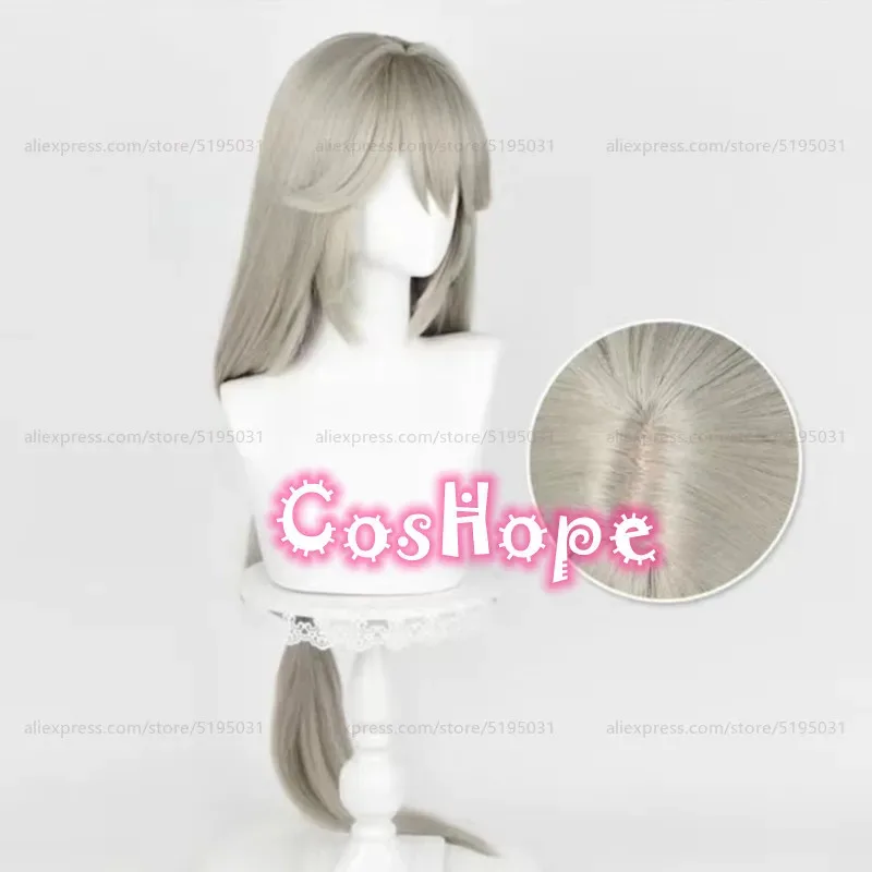 Alexandrina sebapane peruca cosplay 105cm cabelo longo peruca de linho cosplay anime perucas sintéticas resistentes ao calor