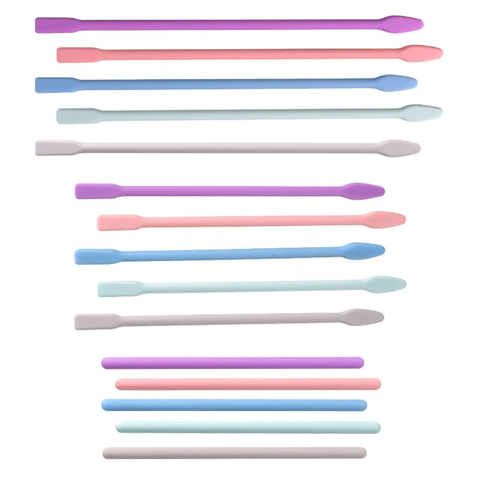 5x Reusable Sticks crafts Silicone Sticks for Mixing Resin, Epoxy, Paint, Liquid