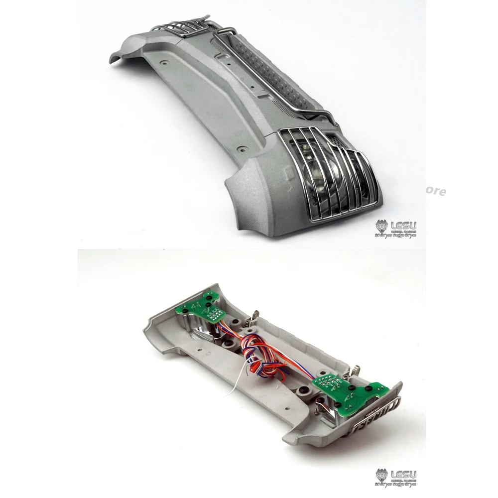 1/14 RC รถบรรทุกของเล่นไฟหน้า LESU S-1265 สําหรับ Tamiya 3363 3348 รถบรรทุก LED Spotlight โครงสร้างแผงวงจร