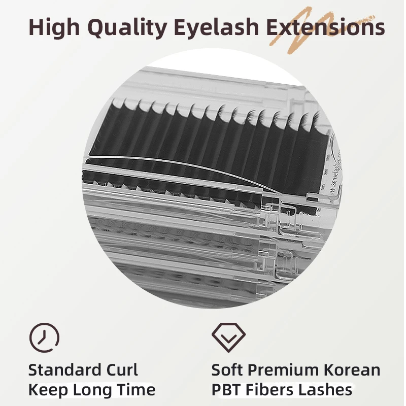 Mink Individual Eyelash Extension 0.07MM Premium Volume Lashes Tray 8-25mm Mega Matte Eyelashes All Size Cilios Beauty Makeup