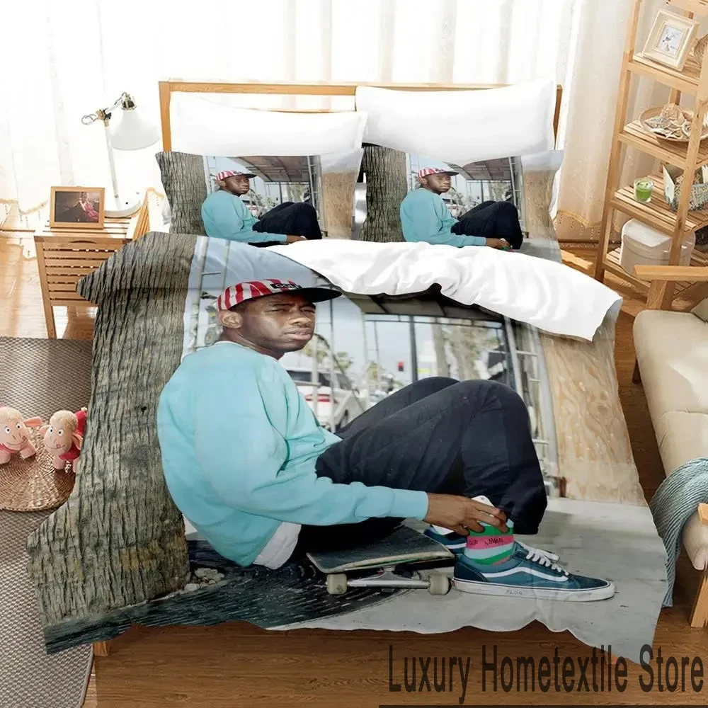 Discover Tyler The Creator Rapper Bedding Set, Gifts for Fan