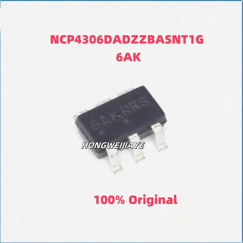 

5PCS 100% New NCP4306DADZZBASNT1G 6AK NCP4306DADZZDASNT1G 6AC NCP4306DAHZZAASNT1G 6AD SOT23-6 Brand New Original Chips ic