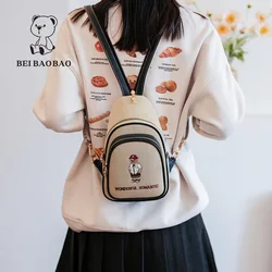 Beibaobao-Bolso cruzado de un solo hombro para mujer, mochila de ocio y compras, diseño Retro, a la moda, novedad de 2024