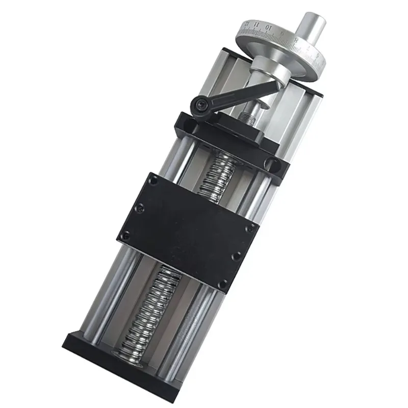 

Ход 100 мм YT002 Линейный модуль Шарико-винтовые направляющие стола Оптический линейный раздвижной стол с маховиком