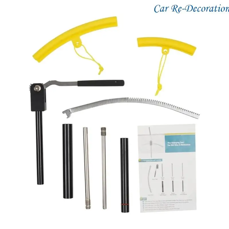 

R58D Universal Motorcycle Tire Repair Tool Set Heavy Duty Off Road Tire Changing set Metal Tire Installation Tool for Bike