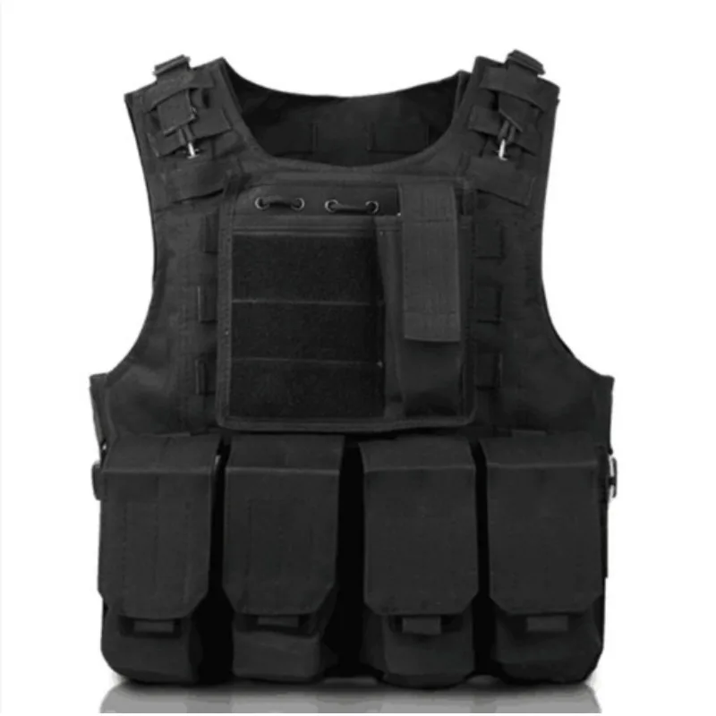 Tactical Vest Field CS Camouflage AK47 Magazine Multi Pocket Outdoor Vest Tactical Training Equipment