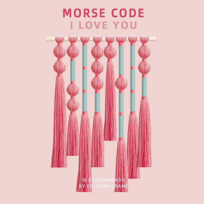 

Handmade Pink Macrame Boho Ball Wall Hanging, Unique Home Decor, Decorative Handcrafted Wall Art