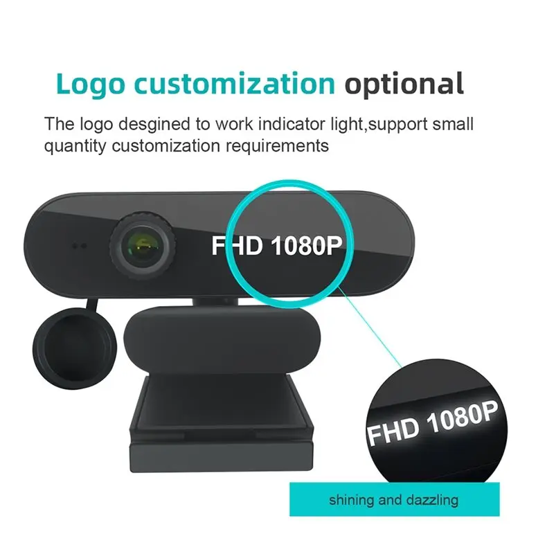 A53M-Auto-Focal 1080P Noise Reduction USB Webcam Video Beauty Camera Privacy Protection For Live Broadcast Streaming Conference