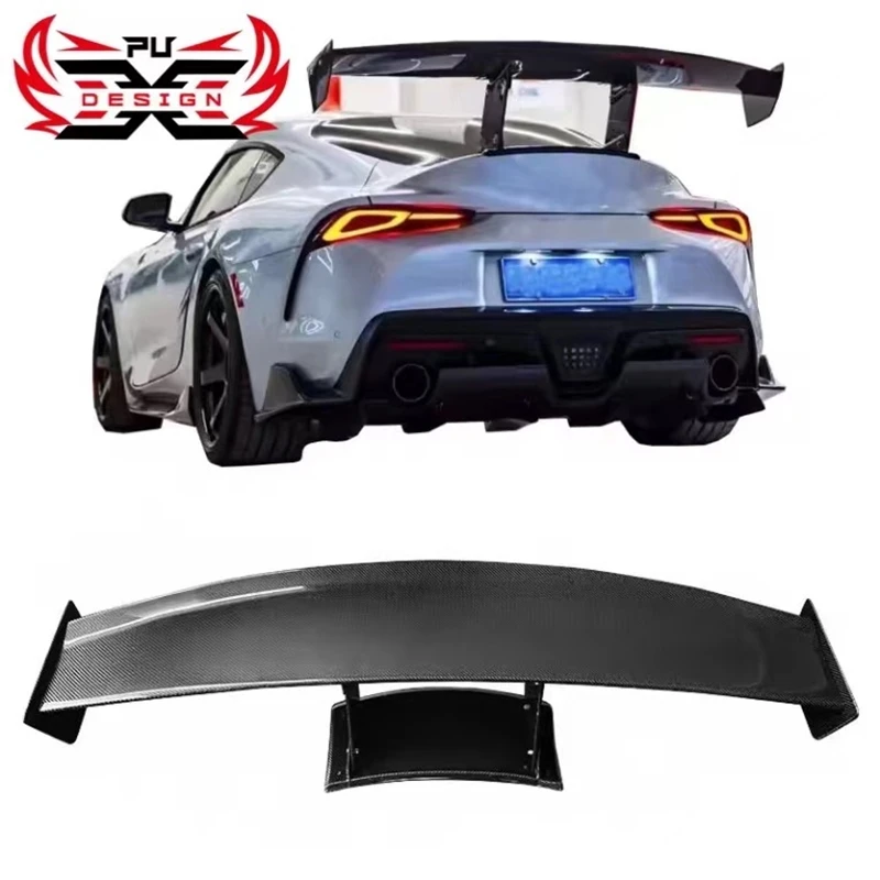 High Quality VRS Style Carbon Fiber Wing for Toyota GR Supra A90 A91 MK5 Rear Spoiler Trunk Lip Flap Performance Body Kits