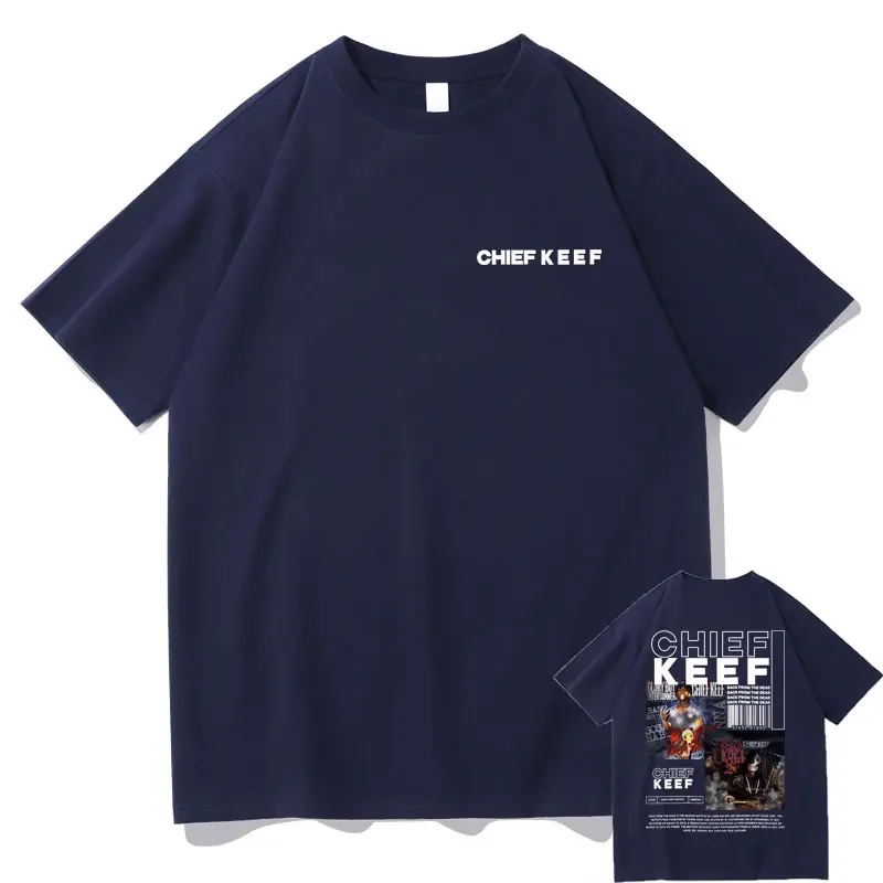 Szef rapera wraca z martwego albumu t-shirt z nadrukiem mężczyzn kobiet Hip Hop Vintage Oversized T Shirt męski fajny, niesamowity Streetwear