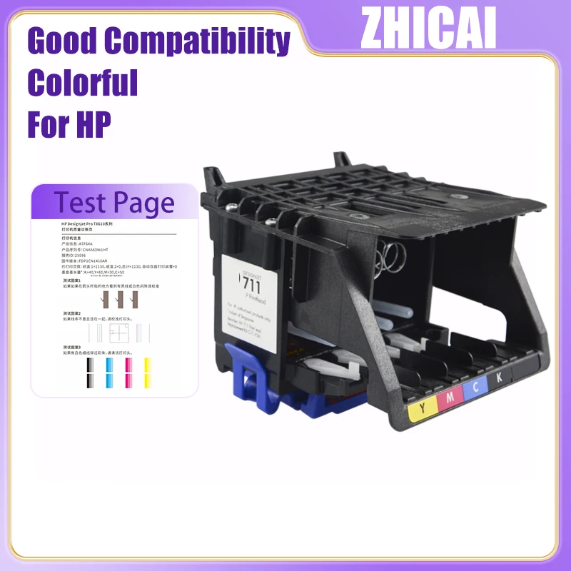 Imagem -06 - Compatível para hp 711 Cabeça de Impressão 711b 711xl para Hp711 Cabeça de Impressão C1q10a para hp Designjet T120 T125 T130 T530 T525 T520