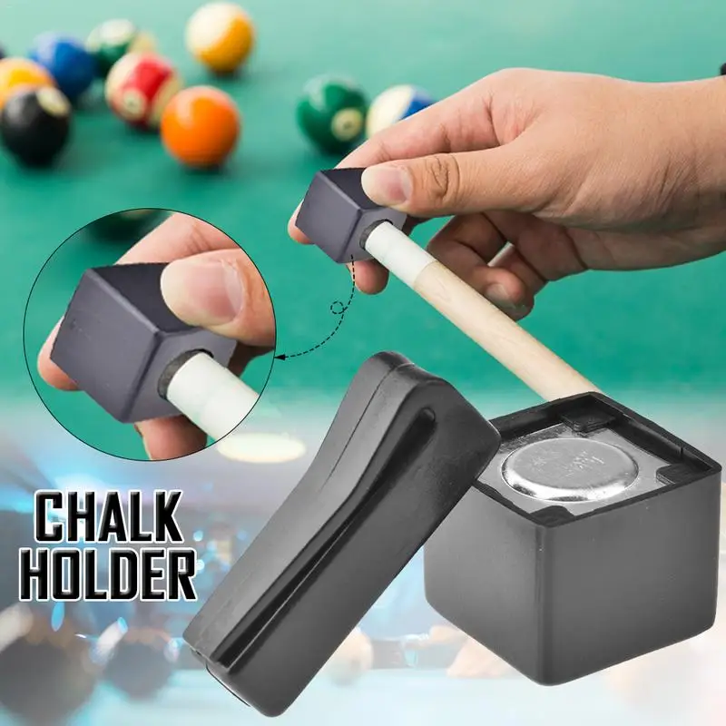 Magnetic Chalk Holder Portable Magnetic Snooker Belt Clip Chalk Holder Durable Snooker Accessories Tool For Billiards Lover