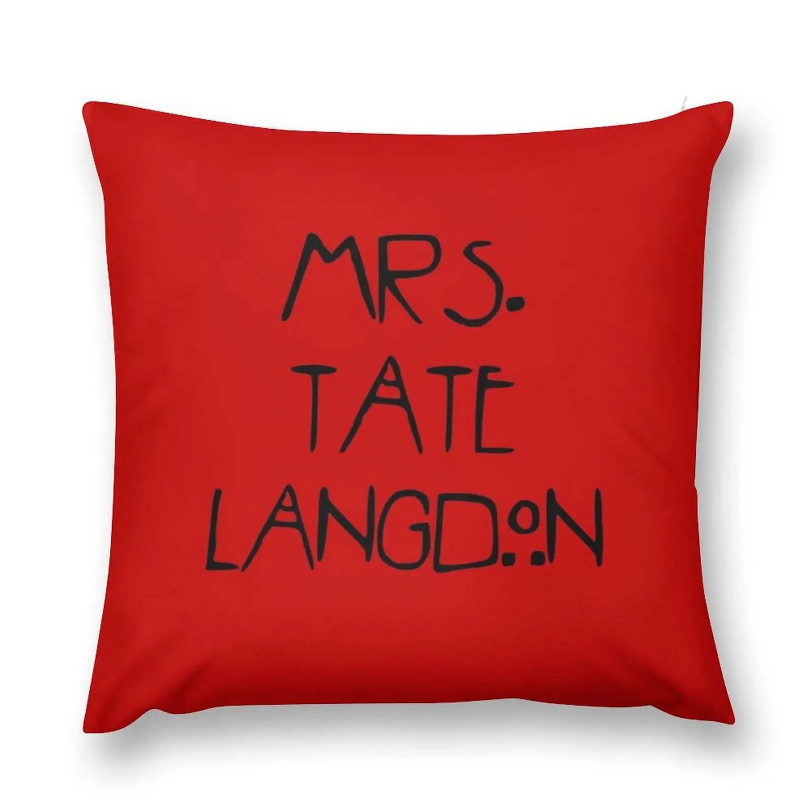 MRS TATE LANGDON Throw Pillow Pillows Aesthetic Pillowcase pillow