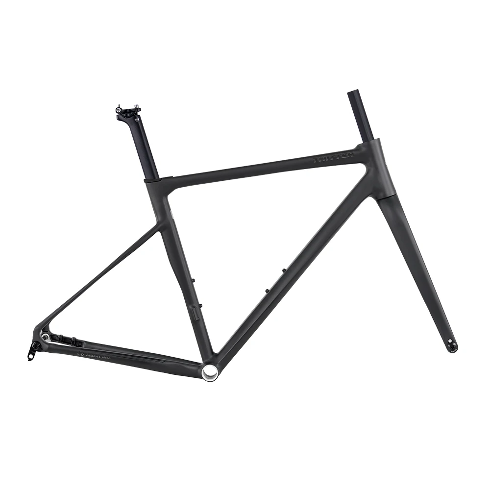 

TWITTER C6 41cm/45cm/48cm/51cm/54cm aluminum alloy road bicycle frame.With through shaft 12*142mm 700*30C inner wiring frameset