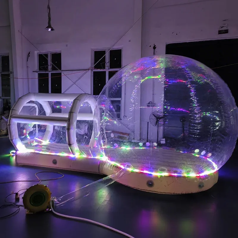 Party Event Inflatable Bubble House LED Bubble House Commercial PVC Transparent Bouncy Bubble House