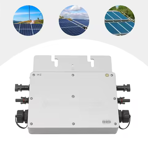 Solar Micro Inverter,Waterproof IP65 Wvc-700W Grid Tie Mppt Pure Sine Wave Dc to Ac Solar Grid Tie Micro Inverter Solar Power