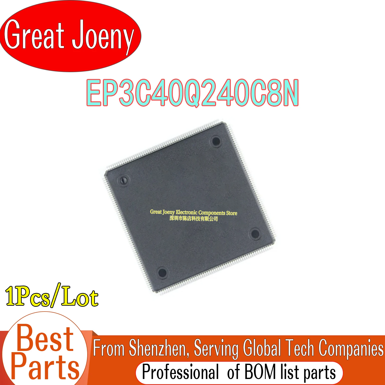 

100% New Original EP3C40Q240 EP3C40Q240C8N IC Chipset QFP-240