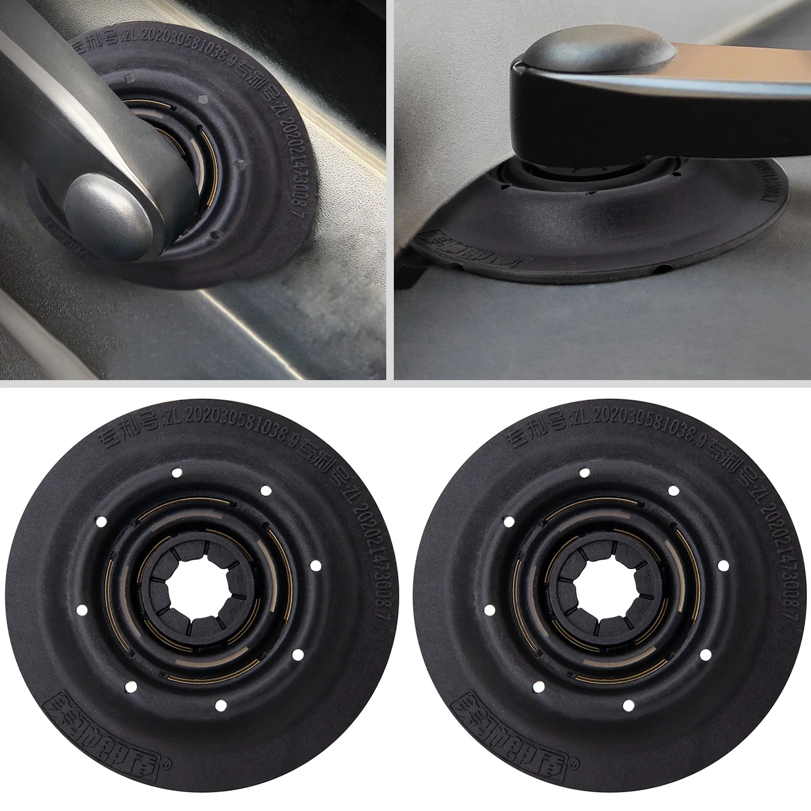 รถหมวกตกปลา Hole ป้องกันป้องกันฝุ่นป้องกันด้านล่างใบสำหรับ BMW Audi VW Toyota Nissan Honda Ford Opel