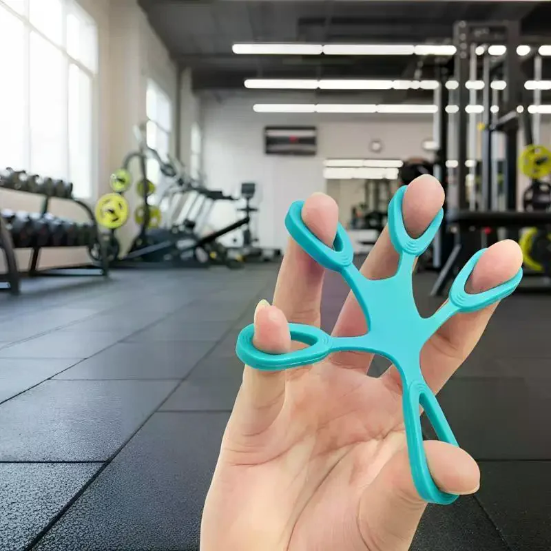 Grip Silicone Ring Exerciser Antistress Resistance Band Fitness Stretcher 3 Levels Ibs Finger Sensory Toy For Autism ADHD Finger