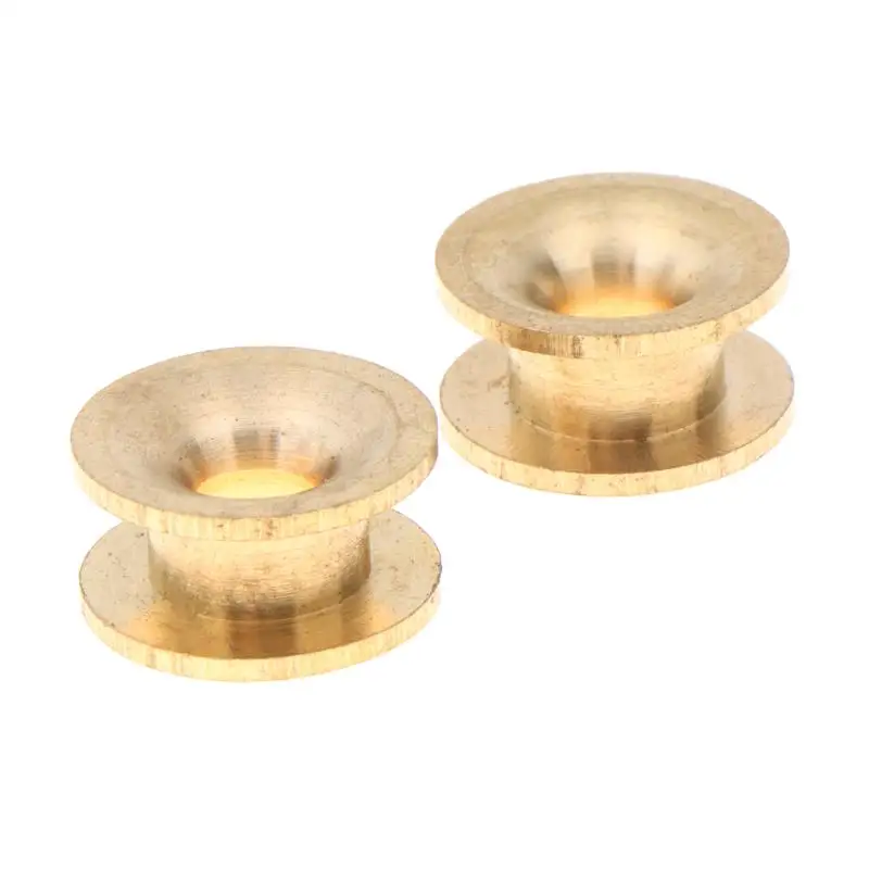 2Pcs Brass Trimmer Head Eyelet Garden Tool Part Strimmer Line Retainer Universal Smooth Feeding Long Lasting