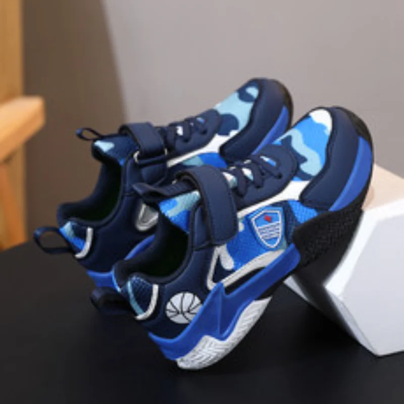 

Non-slip Children Sport Shoes Wear-resistant Outdoor Boys Basketball Sneakers Rubber Kids Shoes kids sneakers