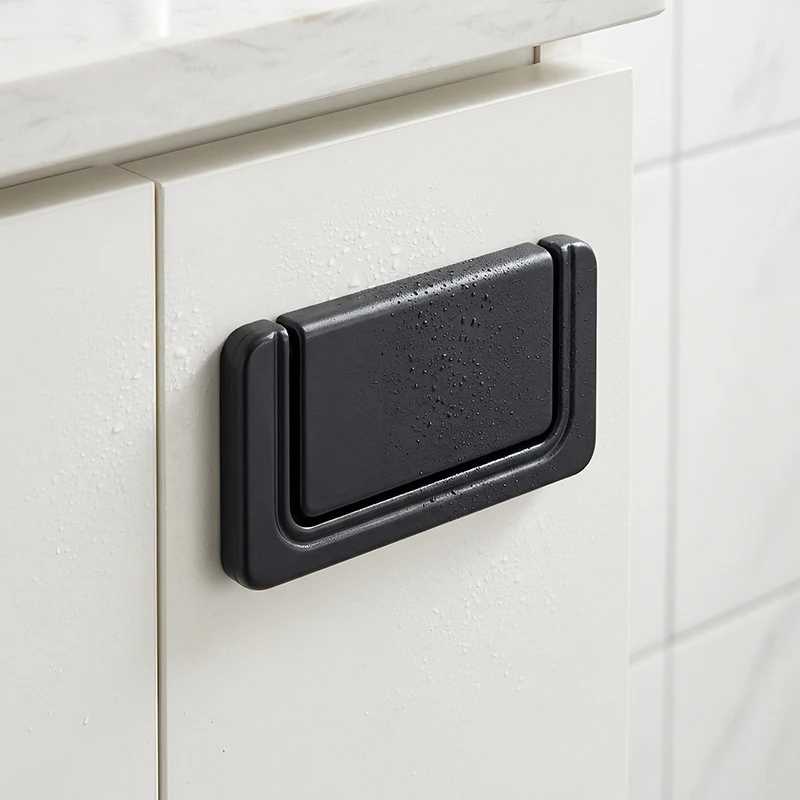 Recessed Hidden Cabinet Pull, Flush Mount Invisible Drawer Handle, Modern Furniture Hardware for Kitchen Bathroom Cabin