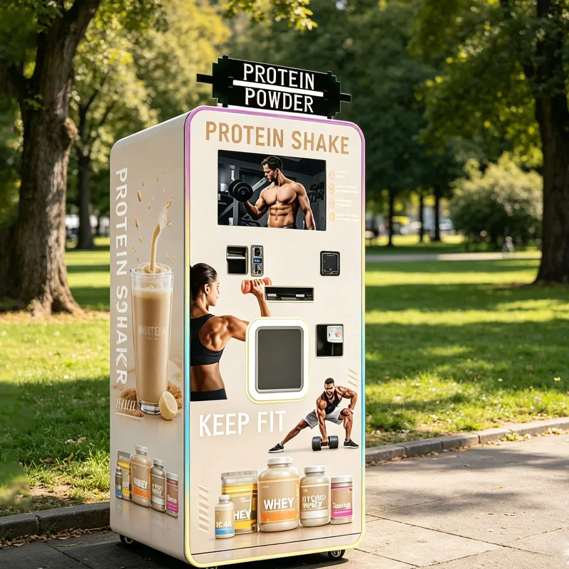 Automatic Protein Shake Vending Machine Commercial Smoothie Maker for Gym Cafe Fitness Studio Customization