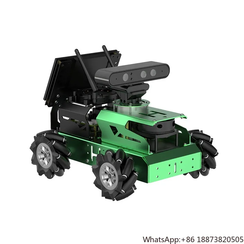 ROSMASTER X1 4WD Drive Mobile Robot with Pendulous Suspension Chassis Based on Jetson NANO 4GB B01 SUB Ros  Robot