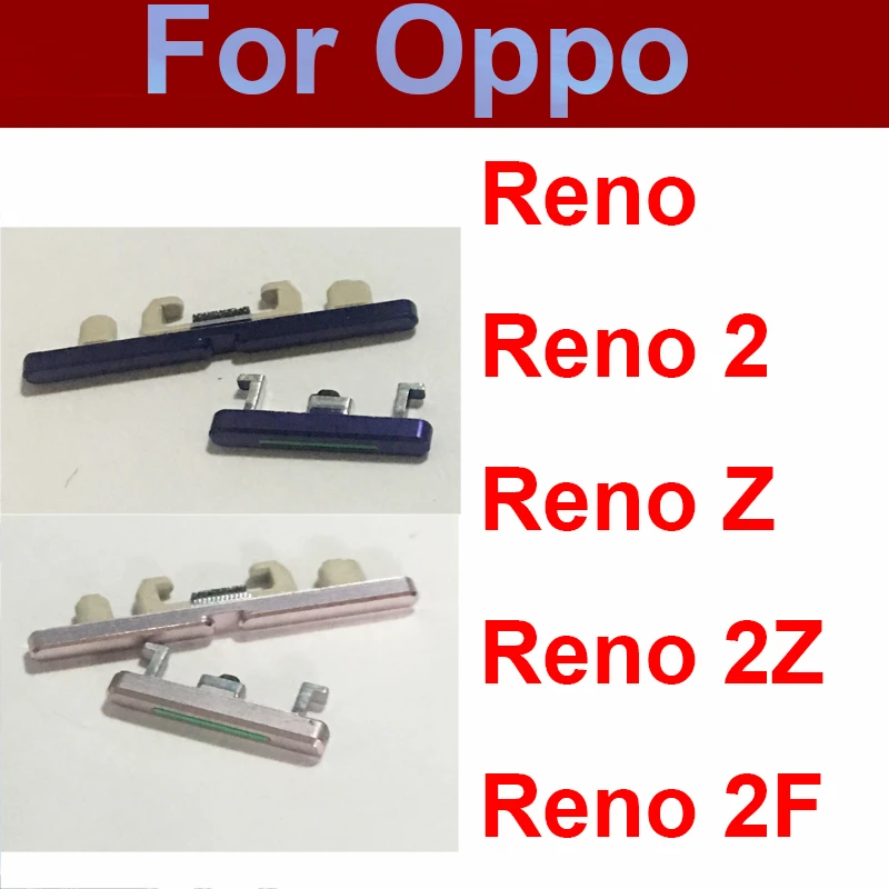 

For OPPO Reno 2 Z 2Z 2F Power Volume Buttons ON OFF Power Volume Button Up Down Side Keypads Flex Cable Replacement Repair Parts