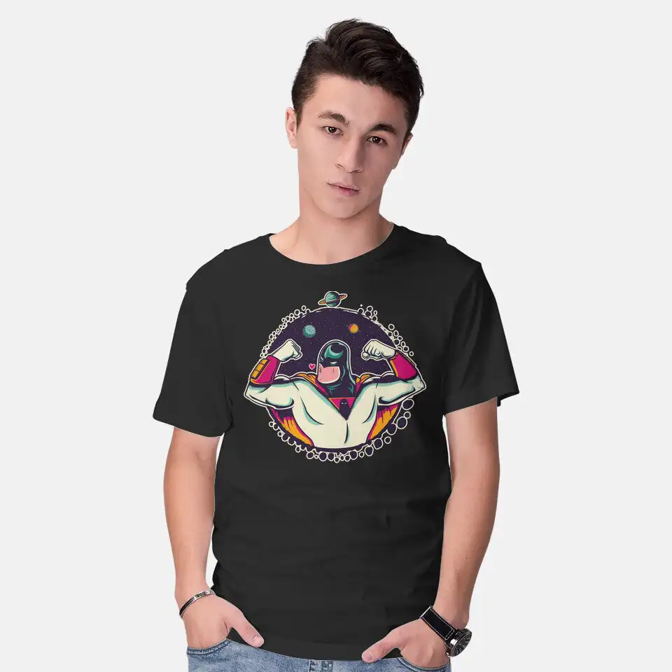 Space Ghost Love Anime Graphic T-shirts for Men Clothing Women Short Sleeve Tees Y2K tops New Arrival Unisex Summer