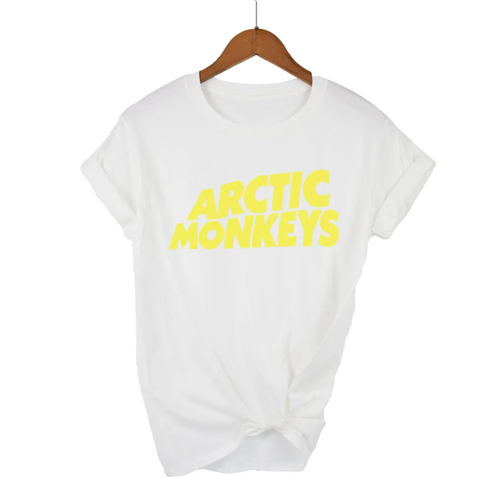 2022 new arrived arctic monkeys t shirt women Cotton streetwear vintage tshirt women Harajuku Hip Hop Tee Basic T-shirt Hipster