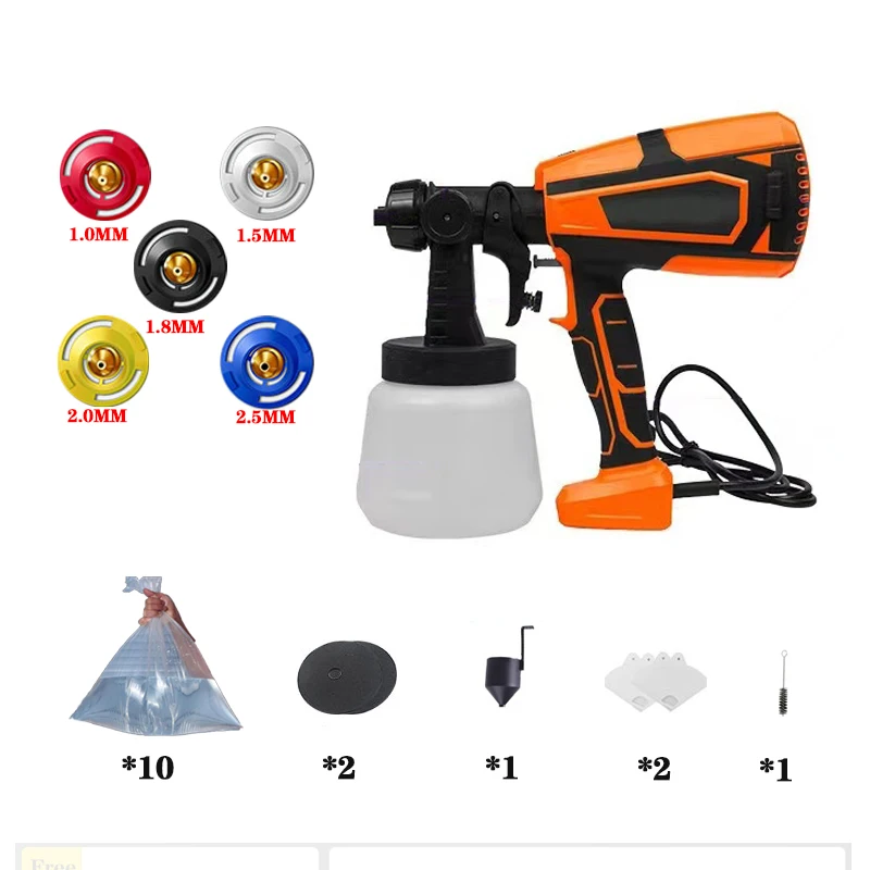 paint-sprayer-tool-electric-spray-paint-gun-easy-to-clean-for-furniture-cabinets-fence-walls-door-garden-chairs-paint