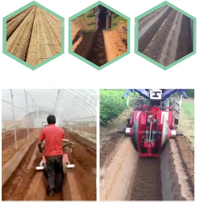 Factory Accessories Strawberry Ditching Ridger Machines Before Planting Ditch Gutter Making For Seeds Walking Tractor Use