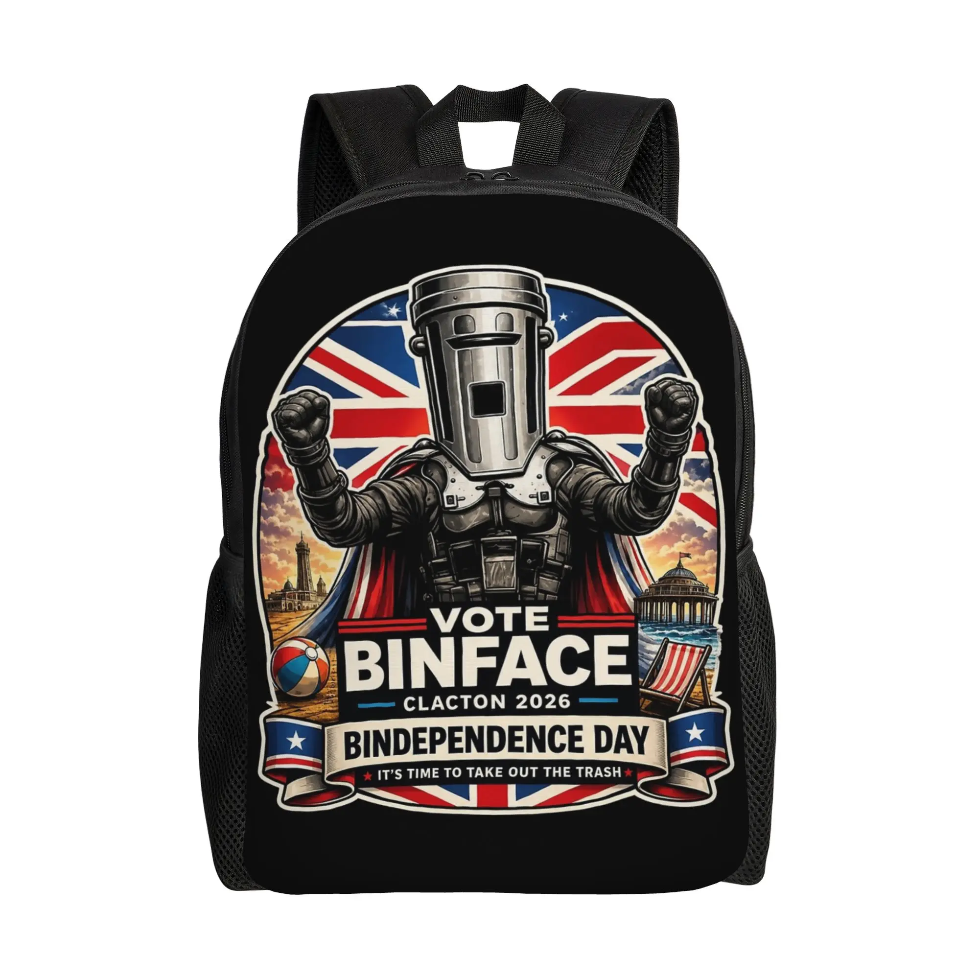 VOTE BINFACE, Vote Count Binface Count Binface  Backpack for Men High School Daypack  Laptop Computer Canvas Bags Durable