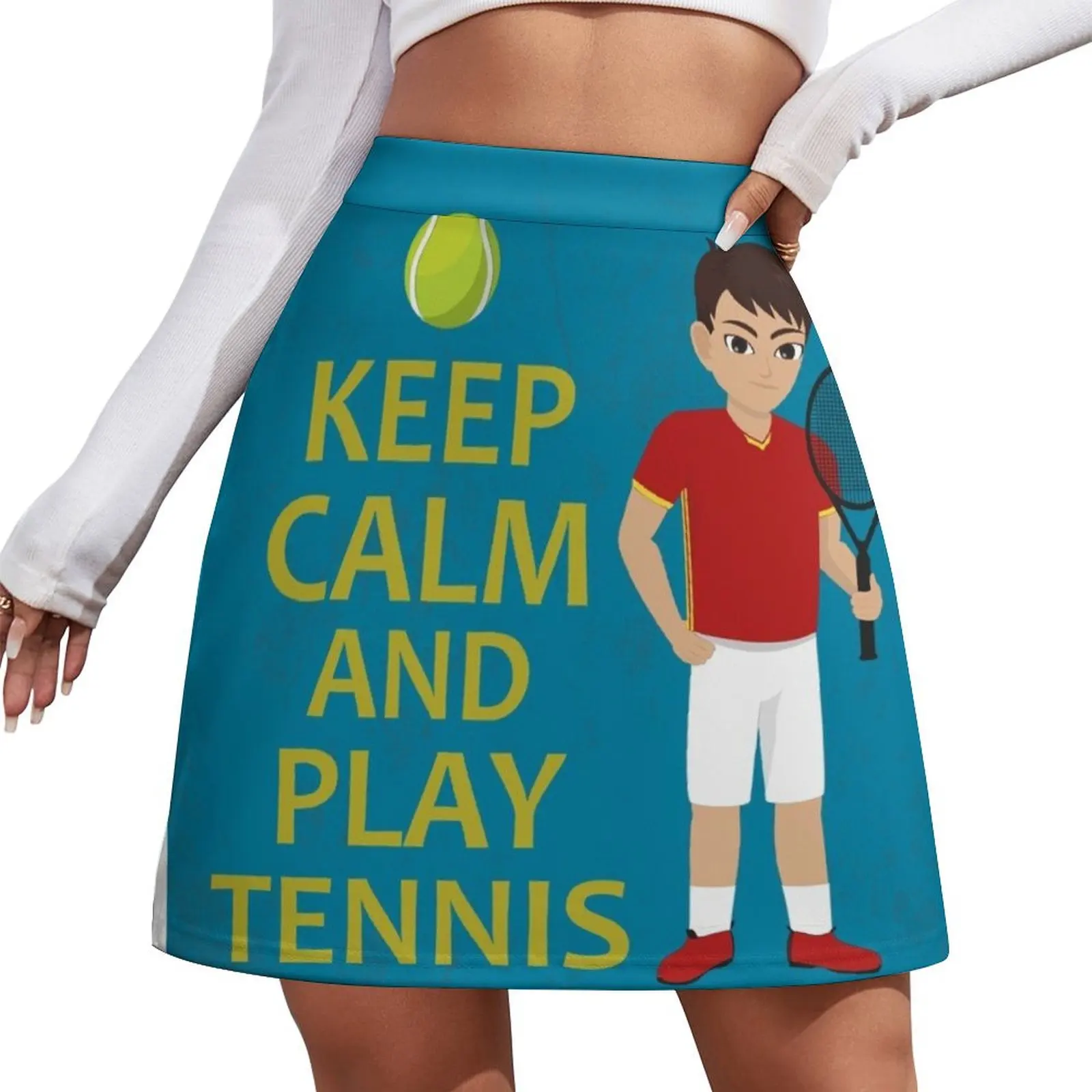 Funny design for tennis fans Mini Skirt sexy skirt Female clothing new in clothes skirts for womans