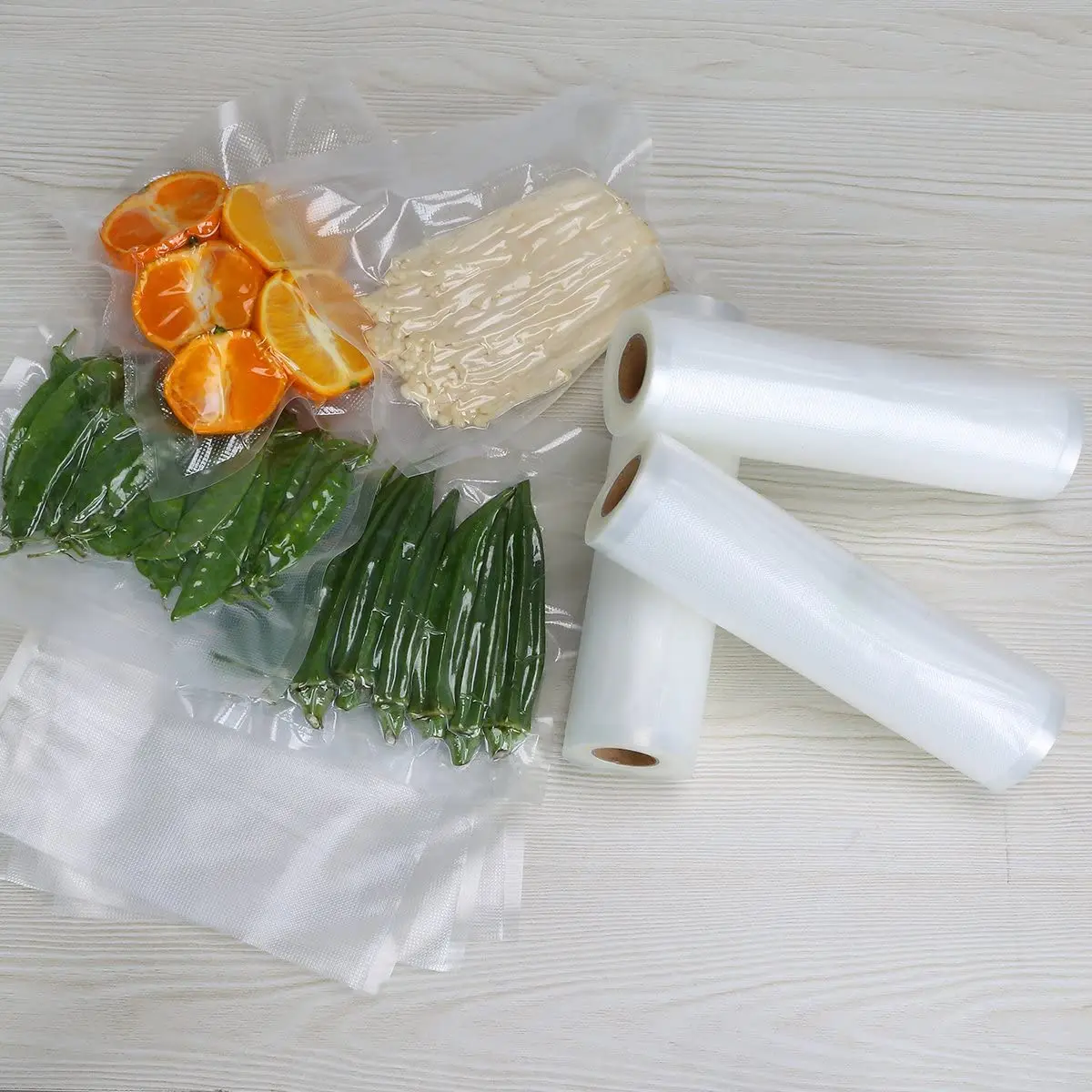 Vacuum Food Roll Bag 15*500cm Vacuum Plastic Bag Food Storage Saver Bag For Vacuum Packing Machine Packaging Kitchen Accessories