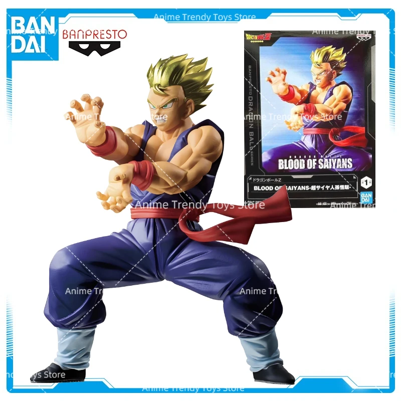 

В наличии Оригинальные фигурки BANDAI BANPRESTO DRAGON BALL Z BLOOD OF SAIYANS Сон Гохан, анимационные игрушки, подарки WY
