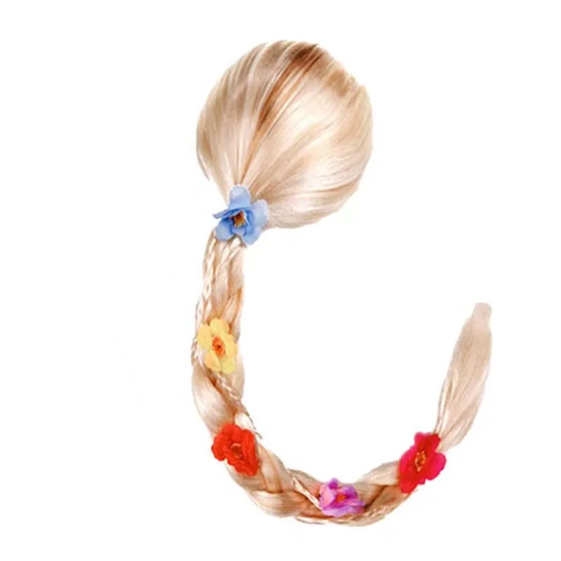 สาววันพุธวิกผมเด็กเจ้าหญิงคอสเพลย์อุปกรณ์เสริมเด็ก Rapunzel Elsa Anna Jasmine Mermaid Moana Mirabel Party Headwear